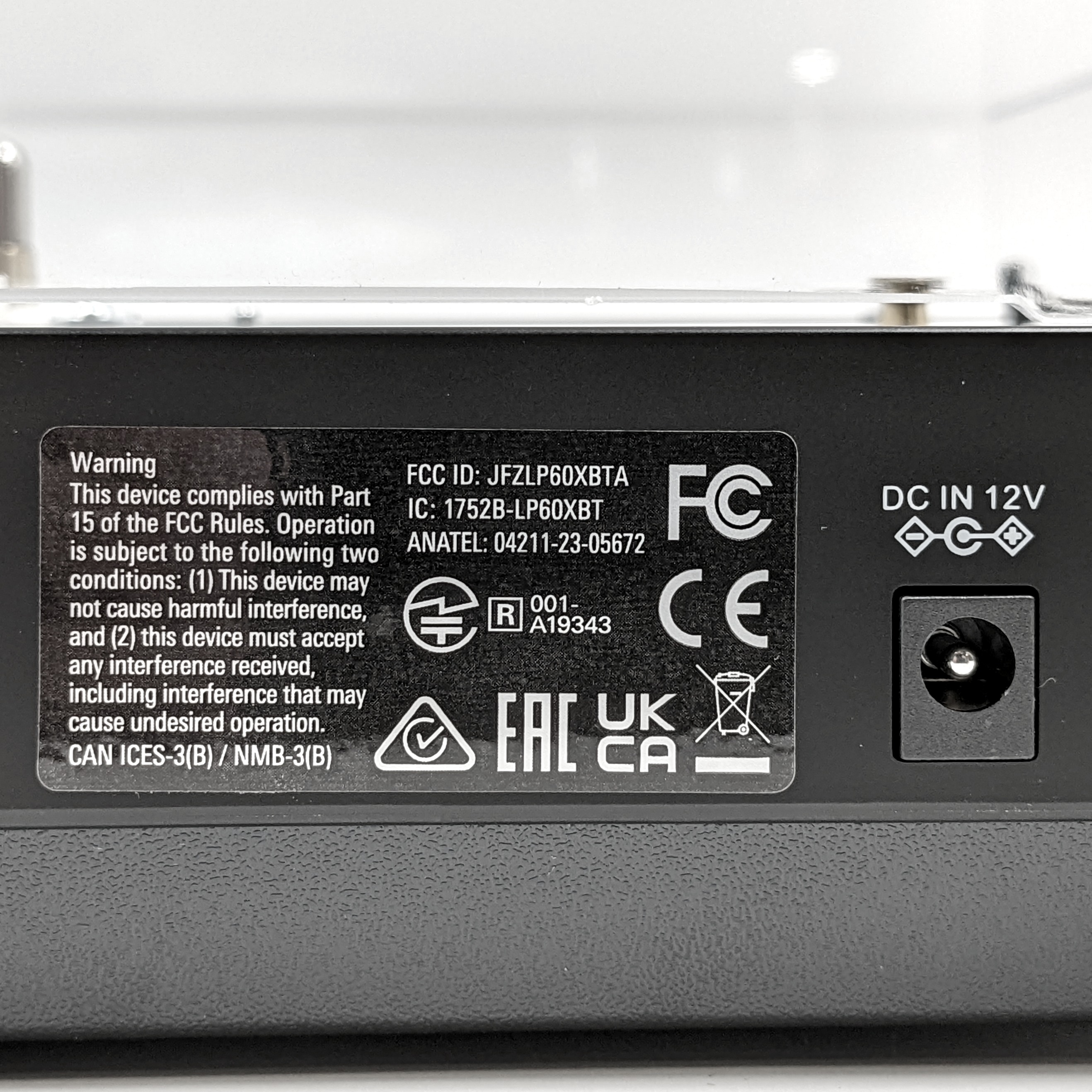 Audio-Technica AT-LP60XBT-BK Fully Automatic Wireless Belt-Drive Turntable